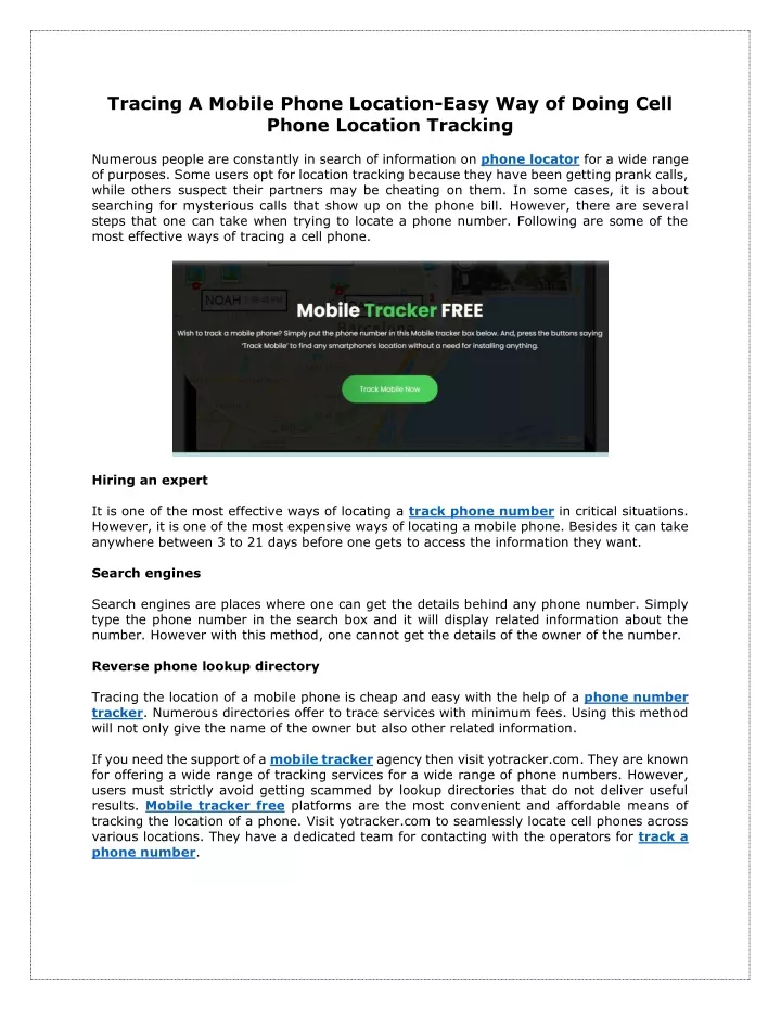 tracing a mobile phone location easy way of doing