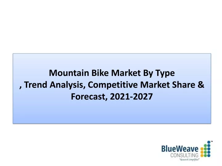 mountain bike market by type trend analysis