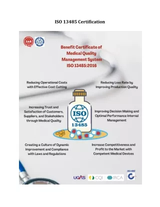 ISO 13485 Certification Argentina