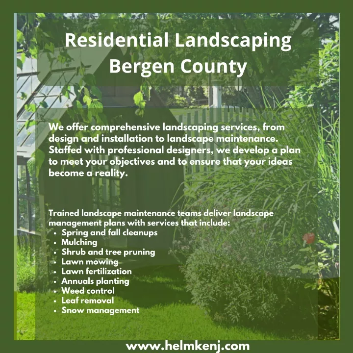 residential landscaping bergen county