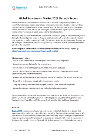 global smartwatch market