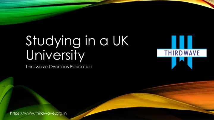 studying in a uk university