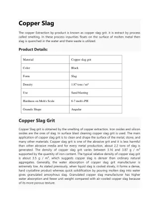 Copper Slag-converted