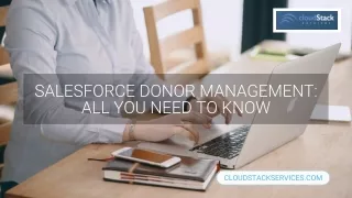 Salesforce For Donor Management