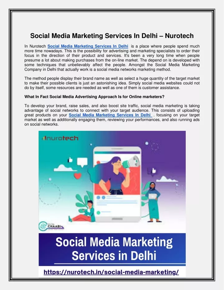 social media marketing services in delhi nurotech