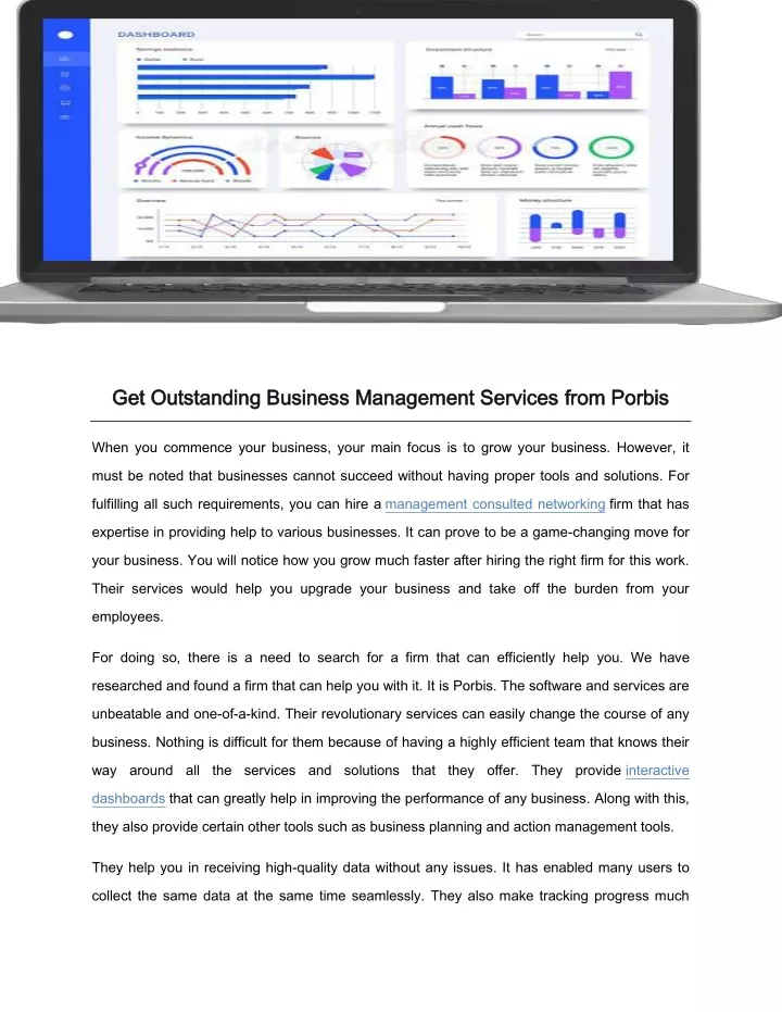 get outstanding business management services
