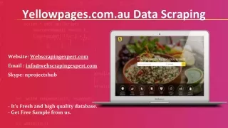 yellowpages com au data scraping