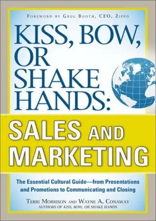 DOWNLOAD Kiss Bow or Shake Hands Sales and Marketing The Essential Cultural