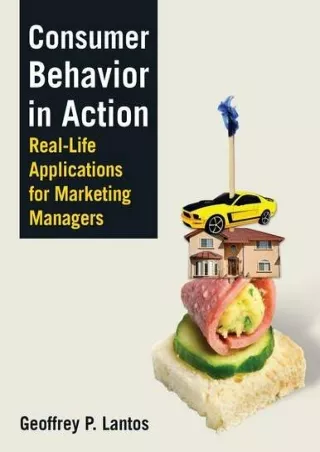 DOWNLOAD Consumer Behavior in Action Real life Applications for Marketing Managers