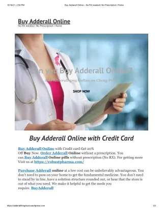 Buy Adderall Online – No RX needed _ No Prescription _ Home