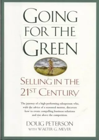 READ Going For The Green Selling in the 21st Century