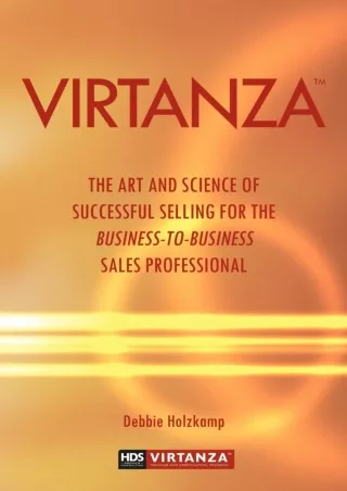 READ Virtanza The Art and Science of Successful Selling for the Business to
