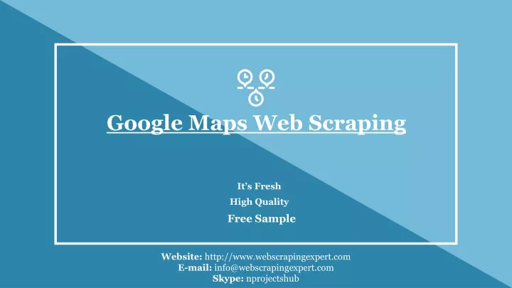 google maps web scraping