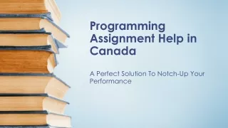 programming assignment help in canada