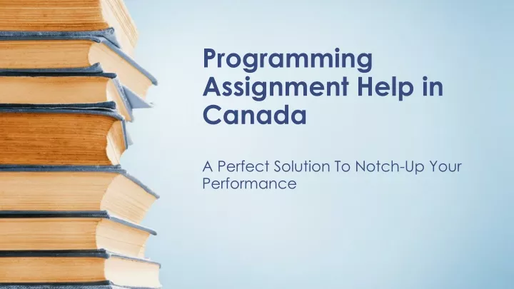 programming assignment help in canada