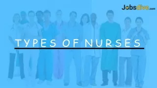 types of nurses