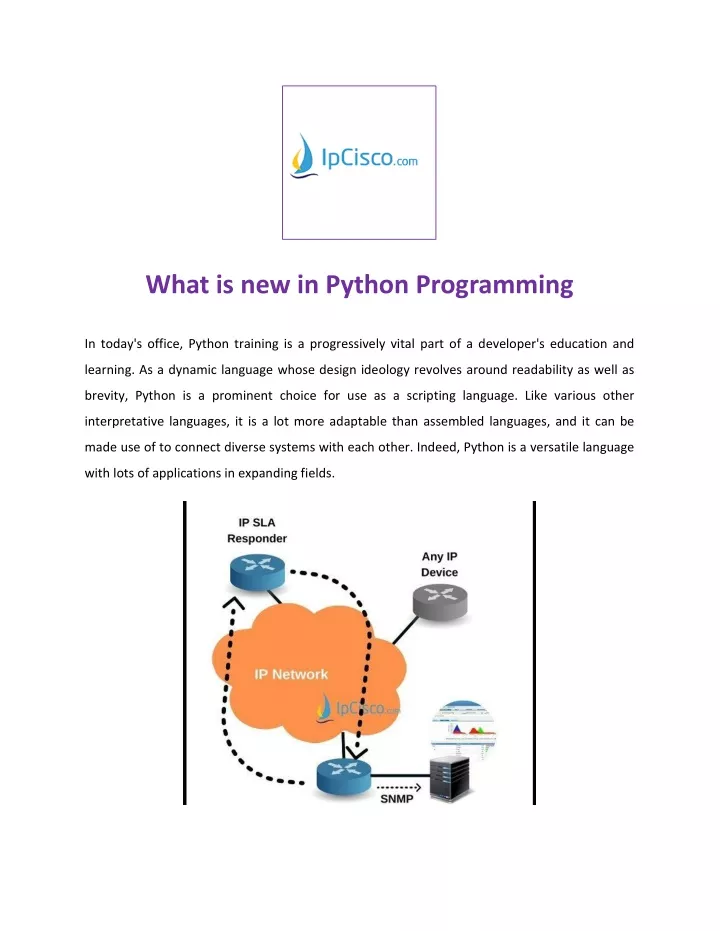 what is new in python programming