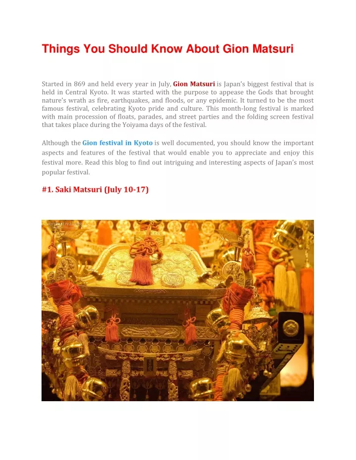 things you should know about gion matsuri