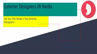 Exterior Designers IN Noida