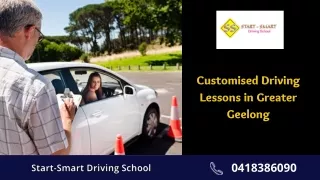 Customised Driving Lessons in Greater Geelong and Waurn Ponds