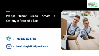 Prompt Student Removal Service in Coventry at Reasonable Rate