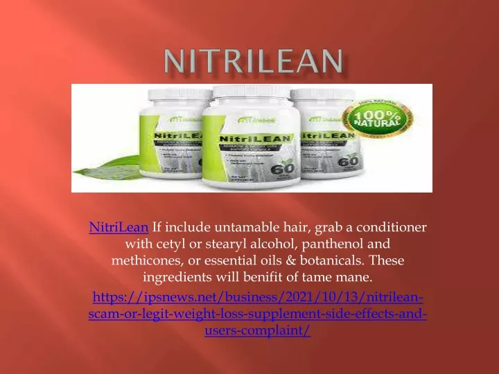 nitrilean if include untamable hair grab