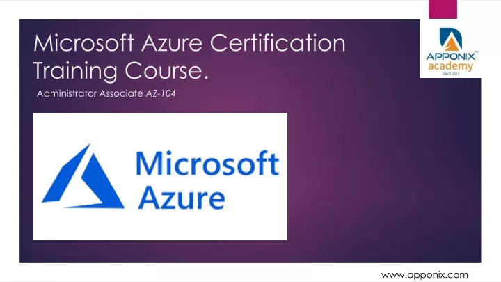 microsoft azure certification training course