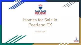 Homes for Sale in Pearland TX