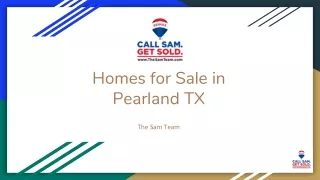 Homes for Sale in Pearland TX