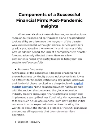 Components of a Successful Financial Firm_ Post-Pandemic Insights