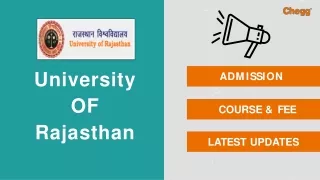 university of rajasthan