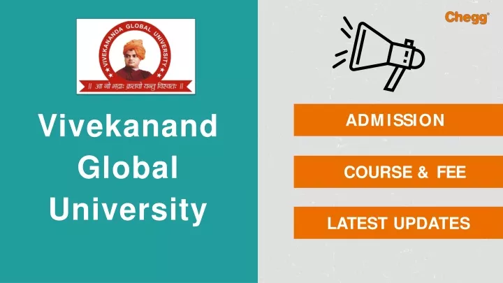 vivekanand global university