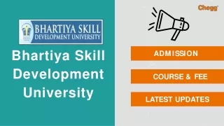 bhartiya skill development university