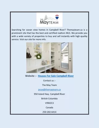 Houses for Sale Campbell River | Themayteam.ca