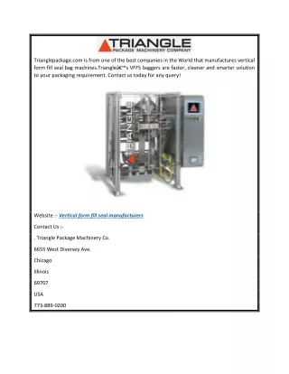 trianglepackage com is from one of the best