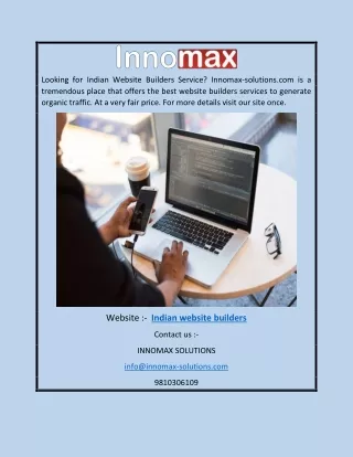 Indian Website Builders | Innomax-solutions.com