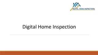 digital home inspection