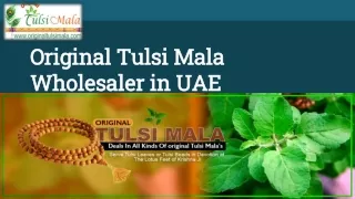 Original Tulsi Mala Wholesaler in UAE