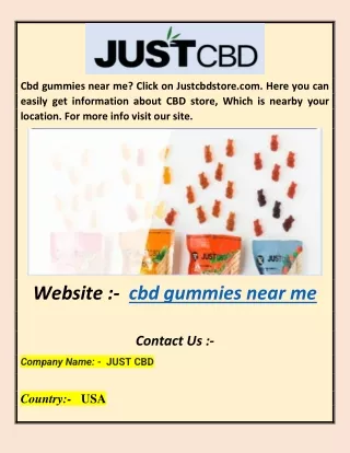 cbd gummies near me