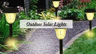 outdoor solar lights garden