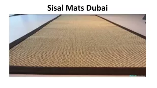 Sisal Mats Dubai