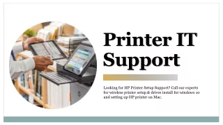 Printer IT Support - Steps Involved While Installing An HP Wireless Printer On Android