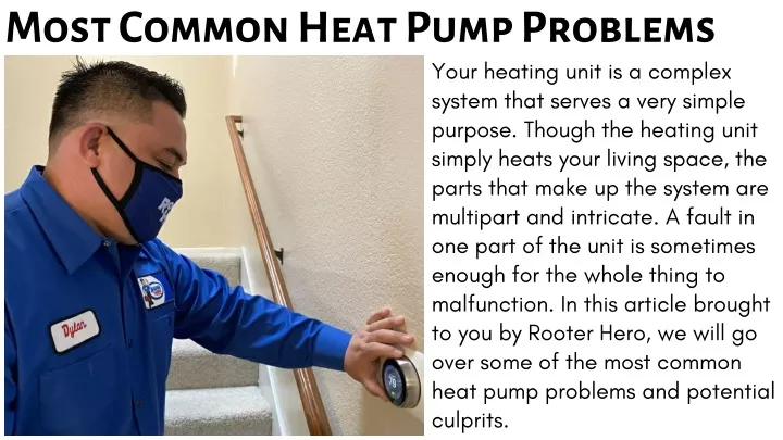 most common heat pump problems