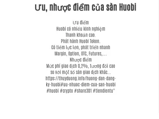 u nh c i m c a s n huobi