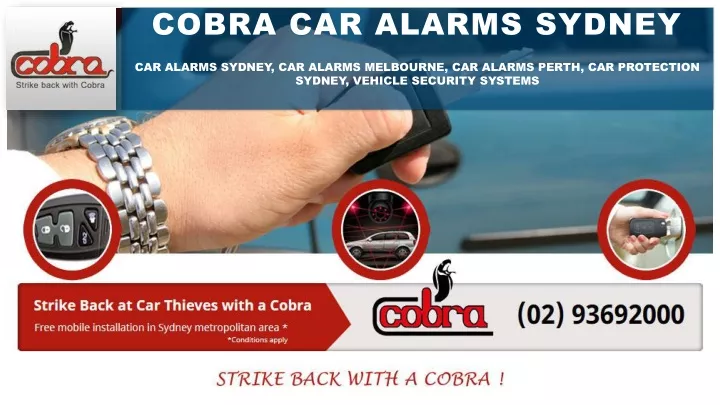 cobra car alarms sydney