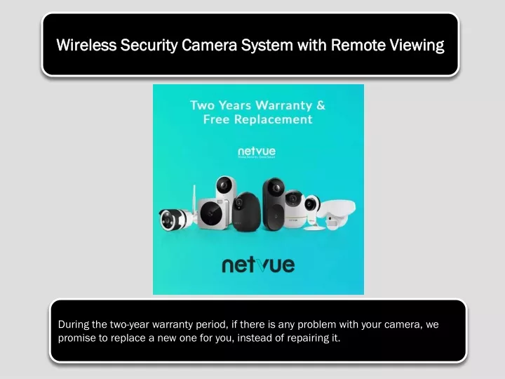 wireless security camera system with remote