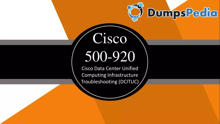 cisco 500 920 cisco data center unified computing
