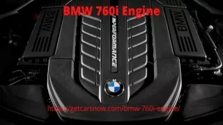 BMW 760i ENGINE
