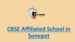 How to Find CBSE Affiliated School in Sonepat