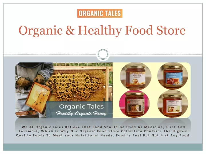 organic healthy food store